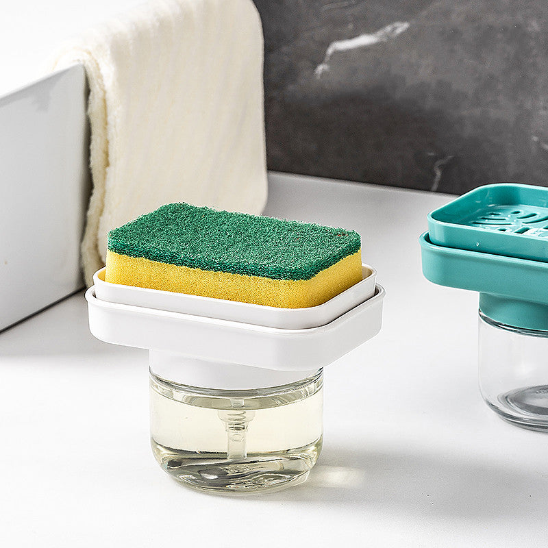 Glass Pump Bottle - Automatic Liquid Soap & Lotion Dispenser