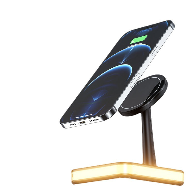 4-in-1 Magnetic Wireless Charger Stand - Phone, Watch & Earbuds