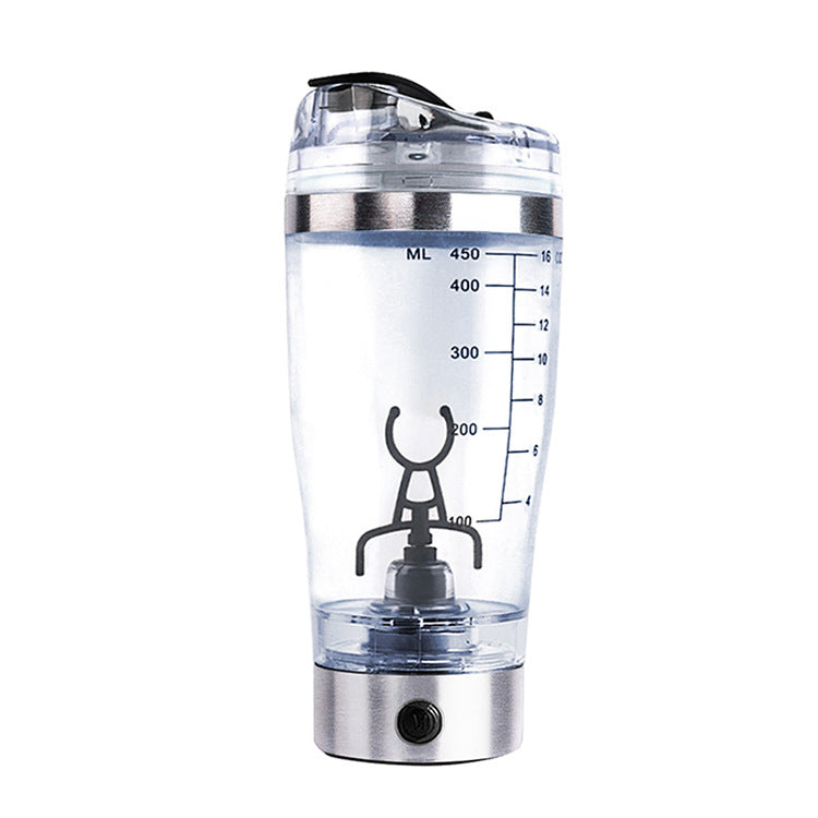 Electric Protein Shaker Bottle with Mixing Motor