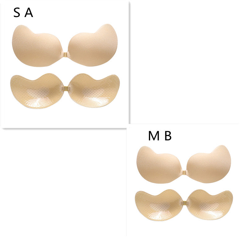 Invisible Push Up Bra Backless Strapless Seamless Front Closure