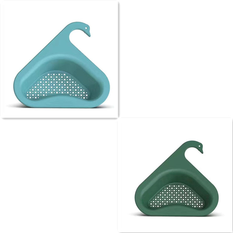 Hanging Swan Kitchen Drainer - Multifunctional Sink Sponge & Dish Rack