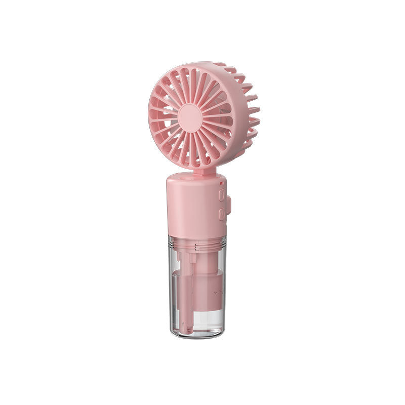 Portable Handheld Water Mist Spray Fan - 4-Speed USB Fan