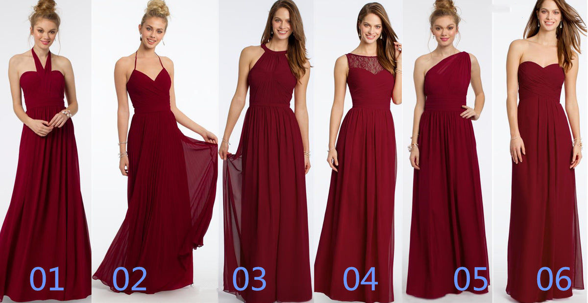 Fashionable Western Bridesmaid Dresses for Women