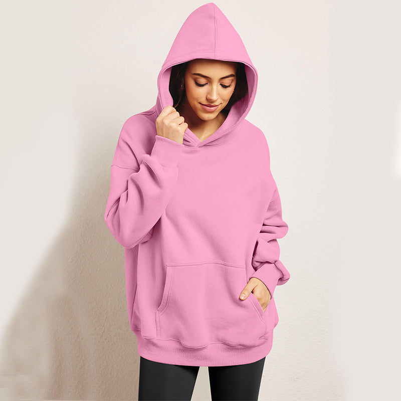 Women's Oversized Hoodies Fleece Loose Sweatshirts with Pocket Long