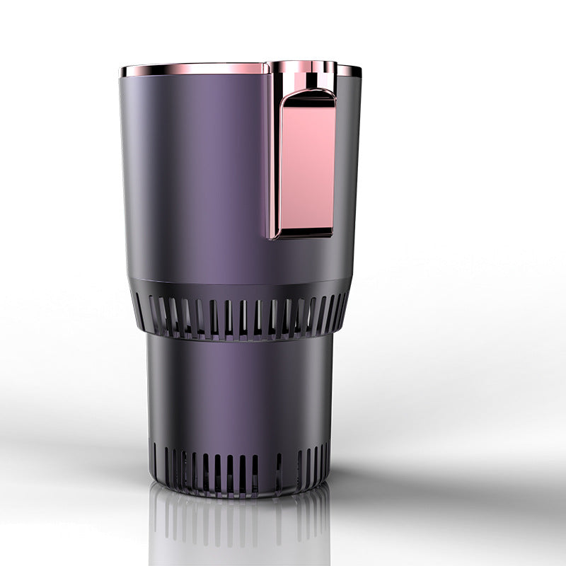 2-in-1 Smart Car Cup Warmer & Cooler 12V - Heated Cooling Cup Holder with Digital Temperature Display