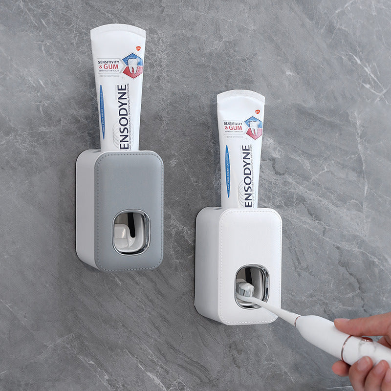 Wall-Mounted Automatic Toothpaste Dispenser - Hands-Free Squeezer for Bathroom