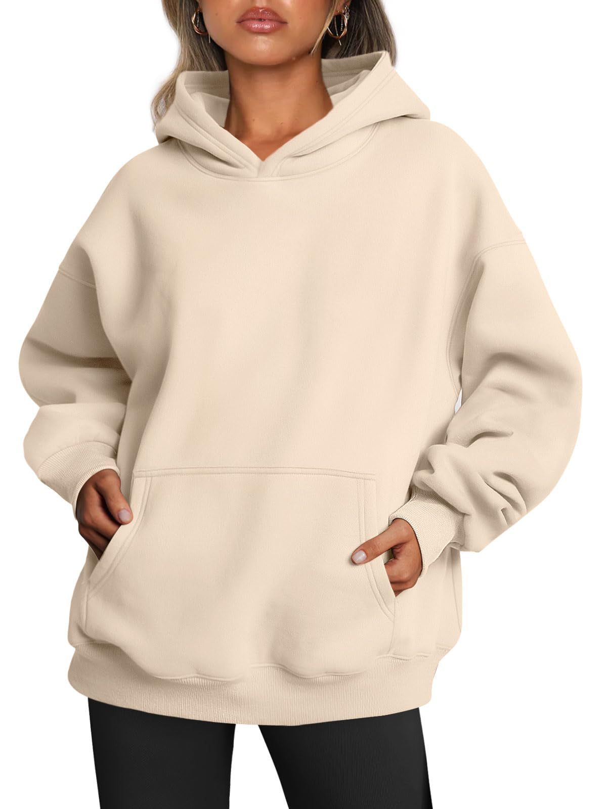Women's Oversized Hoodies Fleece Loose Sweatshirts with Pocket Long