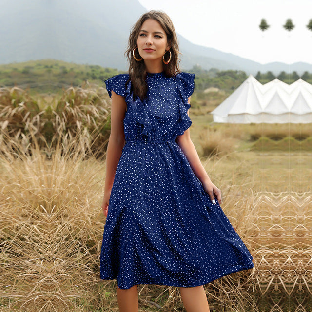 Women Summer Chiffon Long Dress Maxi Dresses