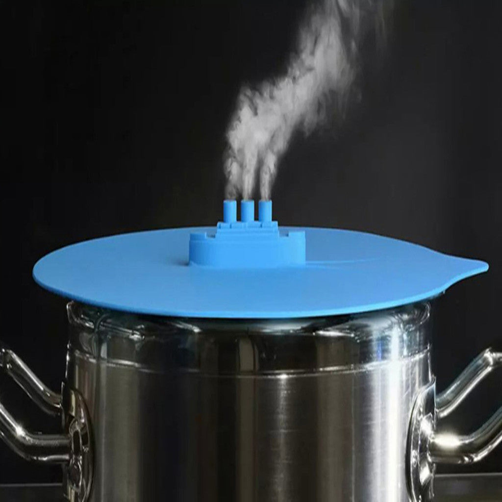 Anti-Skid Shatter-Proof Glass Steamer Lid - Universal Pot Cover