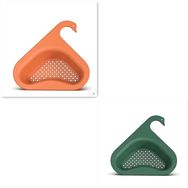 Hanging Swan Kitchen Drainer - Multifunctional Sink Sponge & Dish Rack