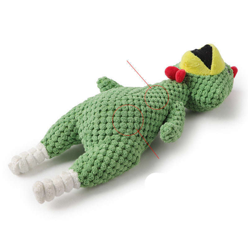 Pineapple Plush Squeaky Dog Toy - Velvet Sound Chew Toy