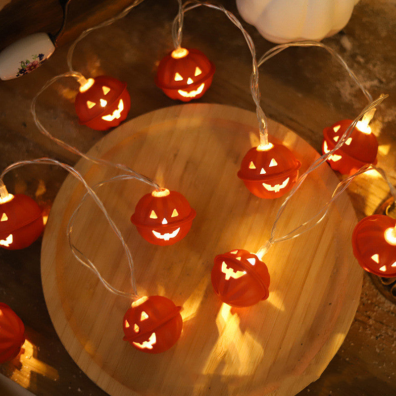 LED Halloween Lights String Ghost Festival Pumpkin Decorative