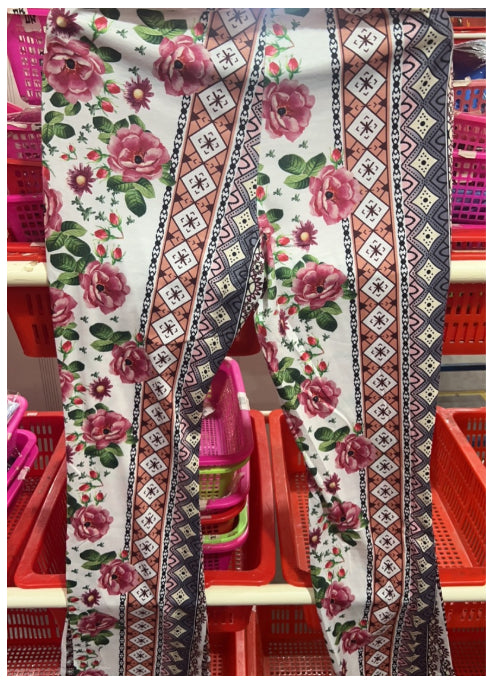 High Elastic Tight Pants Slim Sexy Print Trousers Women's Clothing