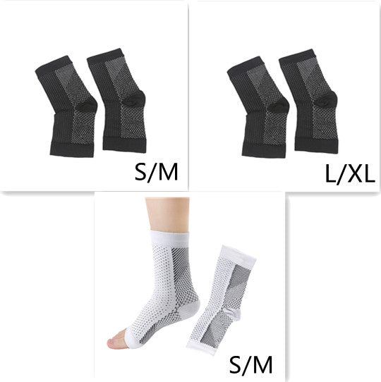 Invisible Heel Compression Socks - Plantar Support Ankle Sleeves