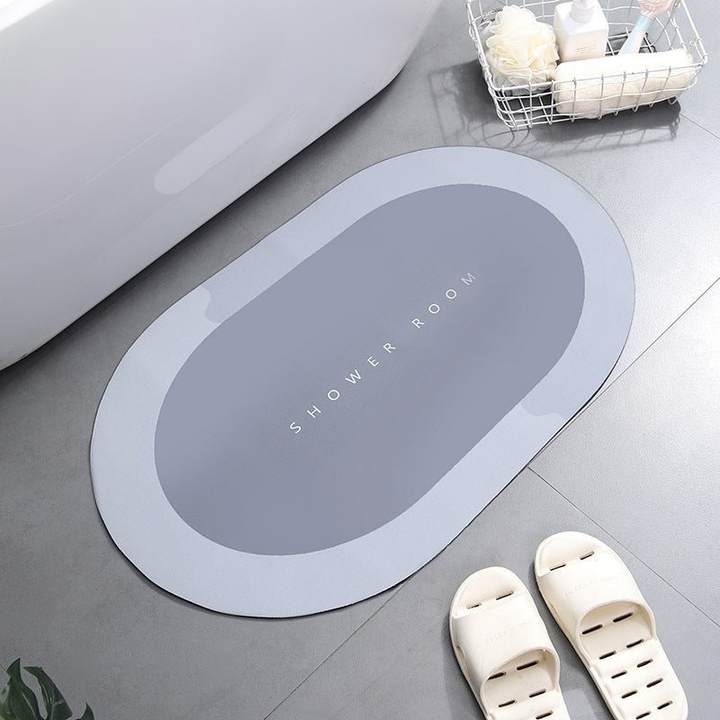 Super Absorbent Quick-Dry Bath Mat - Non-Slip Shower Rug