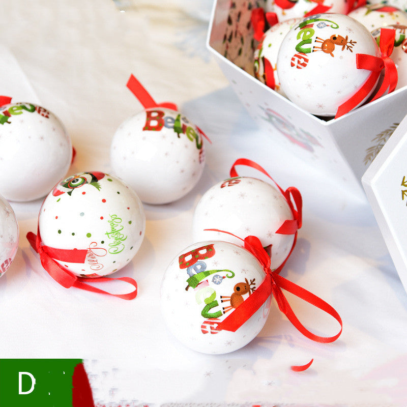 Christmas Gift Box with Tree Decoration Pendant | Xmas Holiday Decor