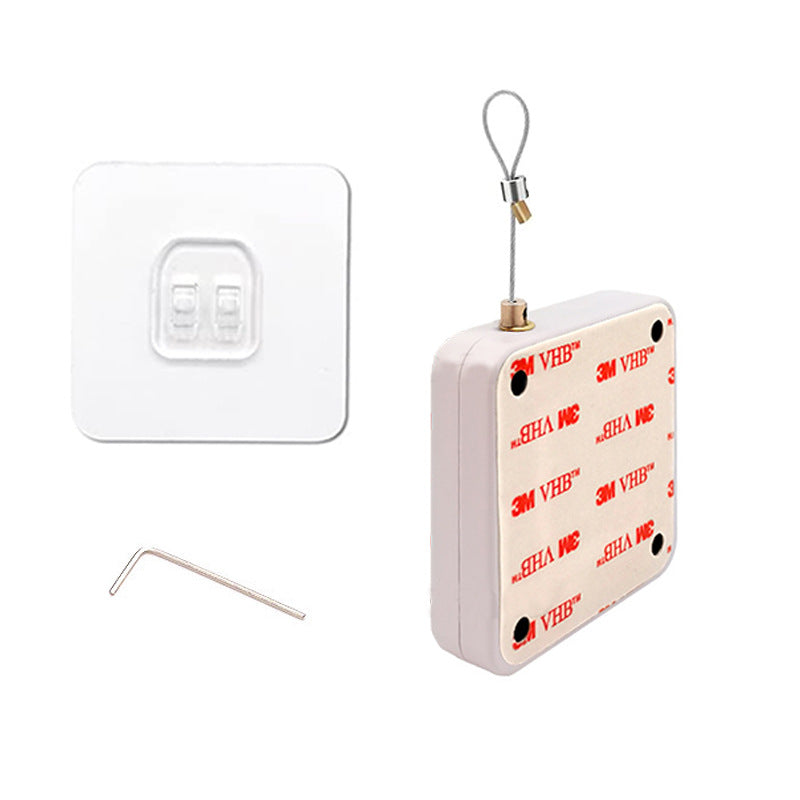 Automatic Door Closer with Retractable Cable