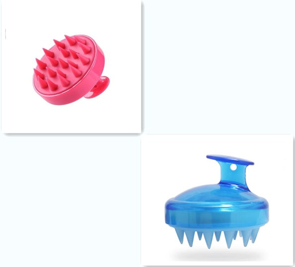 Silicone Shampoo Brush Massage Scalp Hair