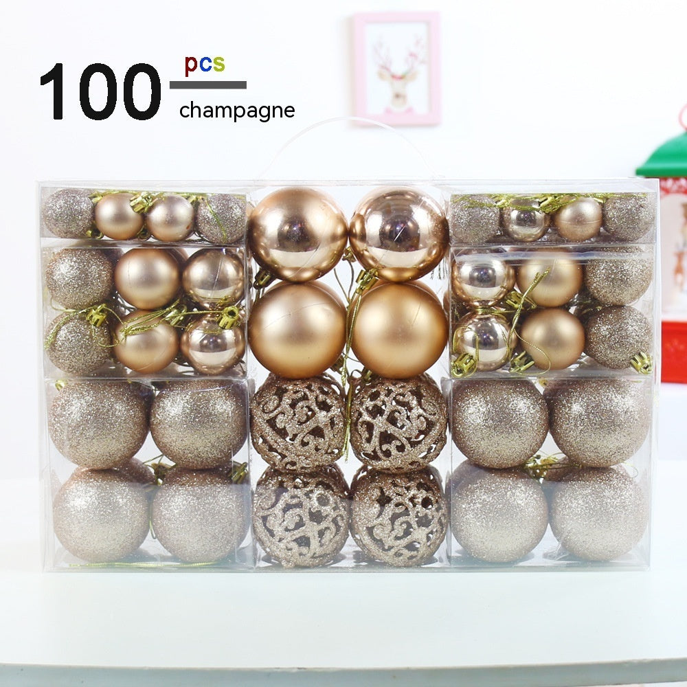 Christmas Matte Decorative Ball | Xmas Holiday Decor