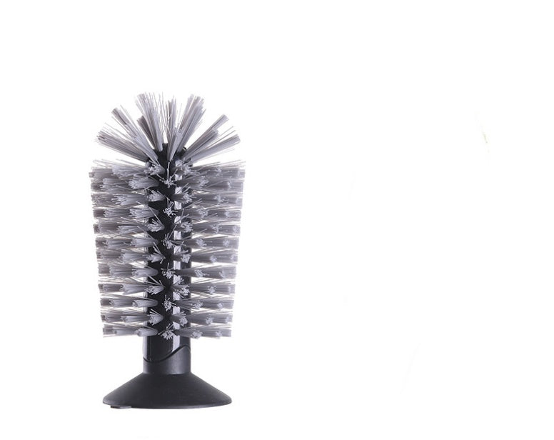 Suction Cup Glass Brush - Multifunctional Bottle & Cup Washer