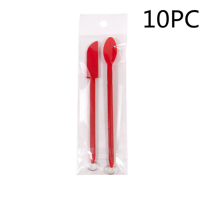 Mini Retractable Silicone Cosmetic Spatula - Beauty Bottle Scraper for Makeup & Skincare