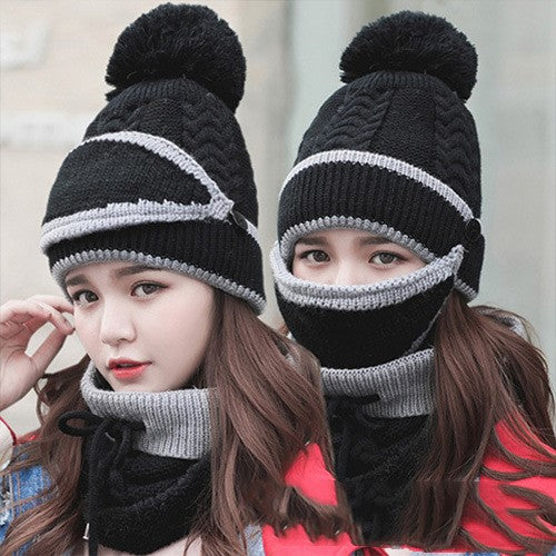 Plus Velvet Thick Bib Mask – Women's Fashion