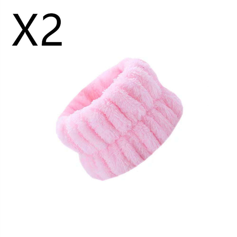 Microfiber Wrist Wash Bands - Absorbent Face Washing Wristbands to Prevent Drips