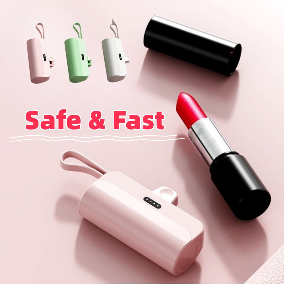 Mini Capsule Wireless Power Bank - Pocket Portable Phone Charger