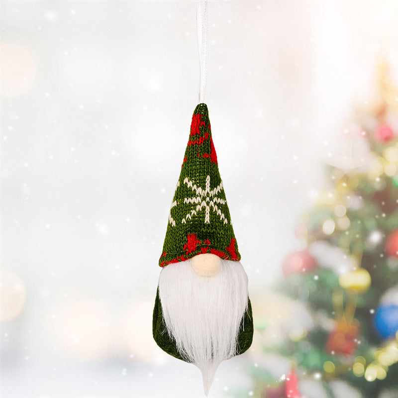 Christmas Decorations Knitted Small Pendant | Xmas Holiday Decor