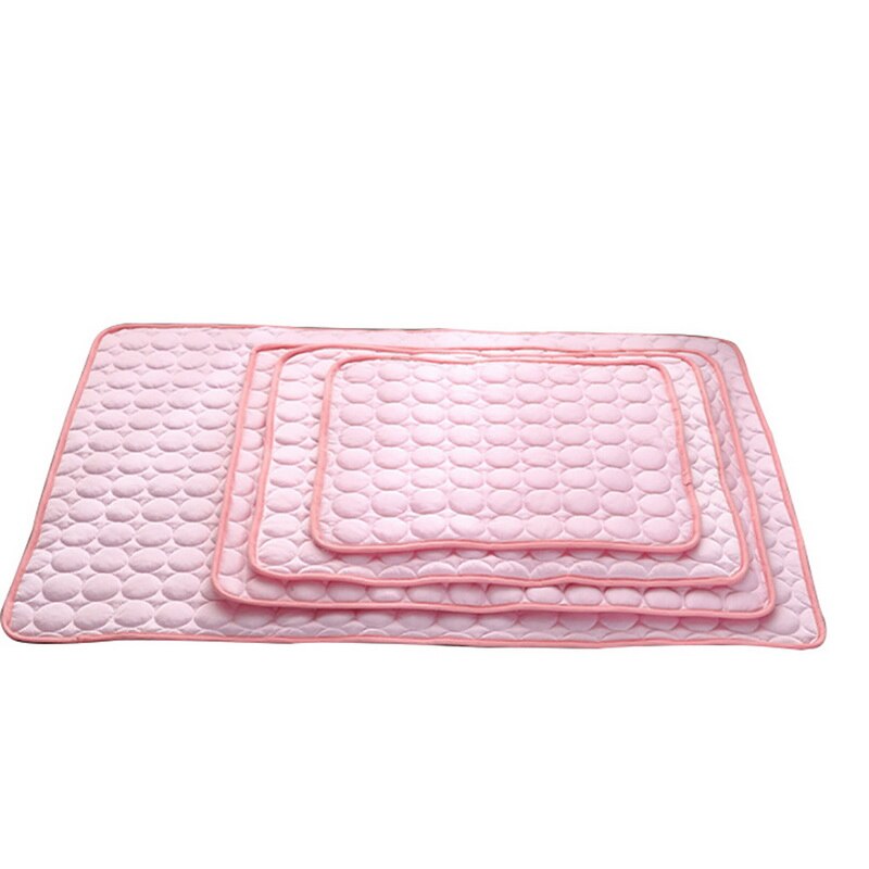 Pet Cooling Mat - Ice Silk Summer Bed Pad for Dogs & Cats, Multiple Sizes