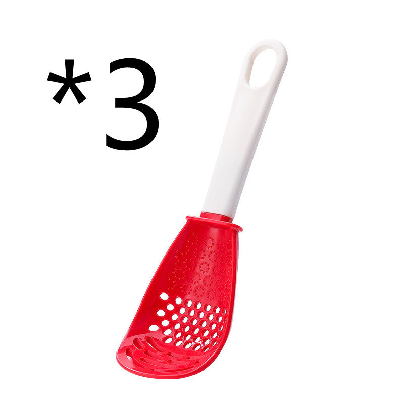 Multifunctional Slotted Spoon & Grinder - Kitchen Utensil