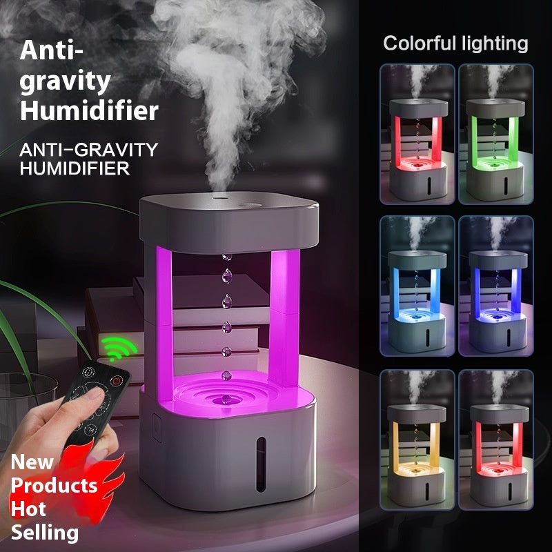 Anti-Gravity Water Drop Humidifier - 580 ml
