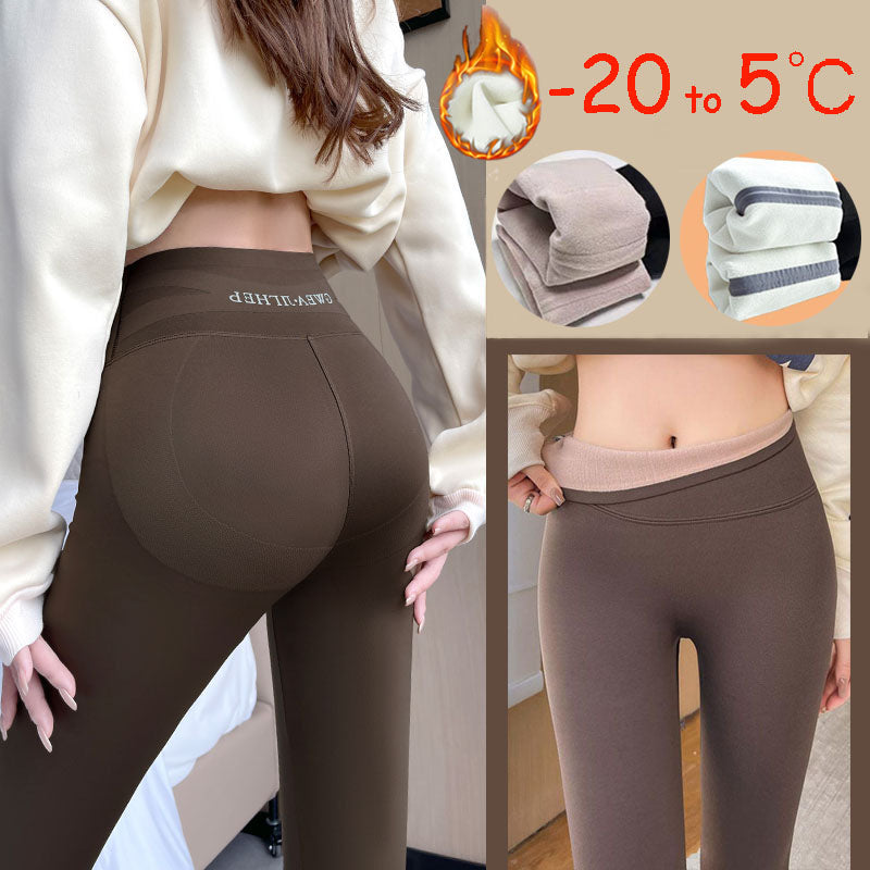Fleece Thickened Leggings Winter-20 to 5 Shark Pants for Women High