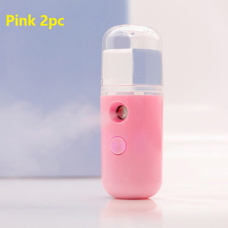 Portable Rechargeable Nano Face Mist Sprayer - Hydration Facial Steamer