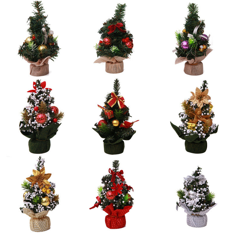 Christmas Mini Tree Desktop Decoration | Xmas Holiday Decor