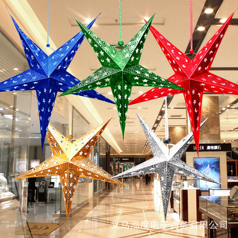 Christmas Star Ornaments | Xmas Holiday Decor