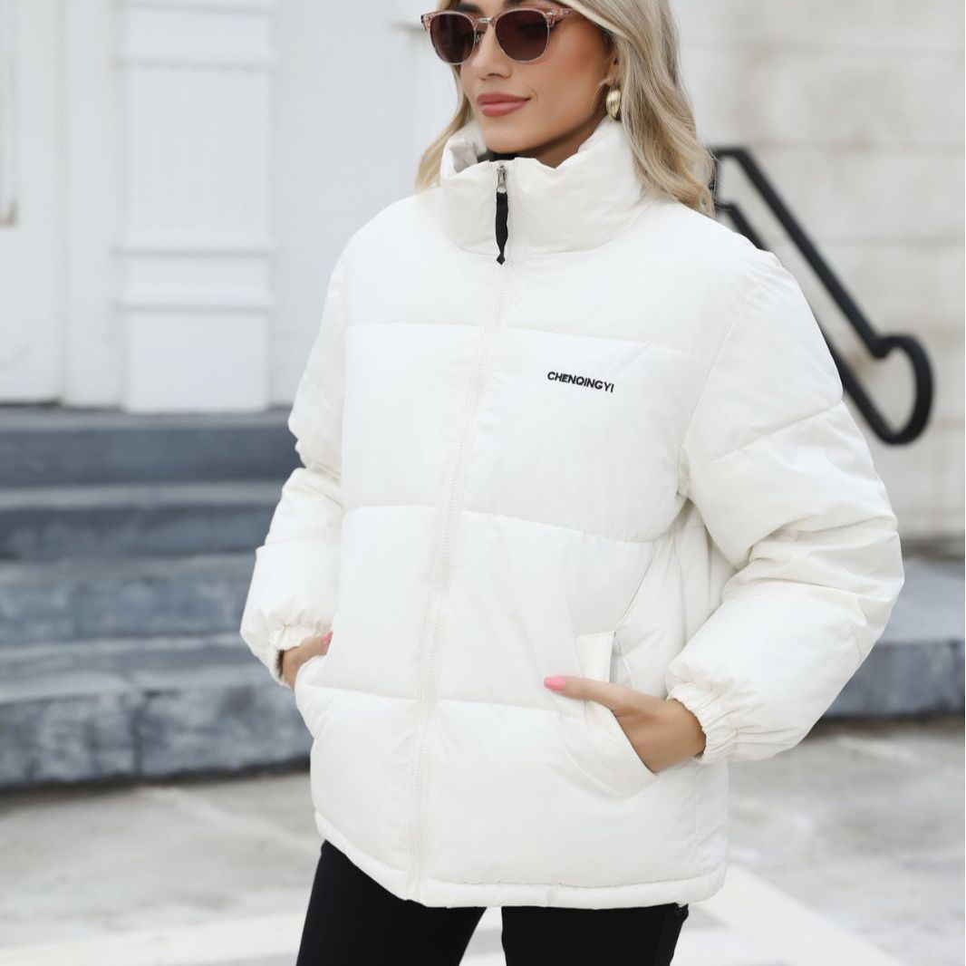 Winter Coat Women Casual Windproof Down Cotton Warm Thickened Jacket