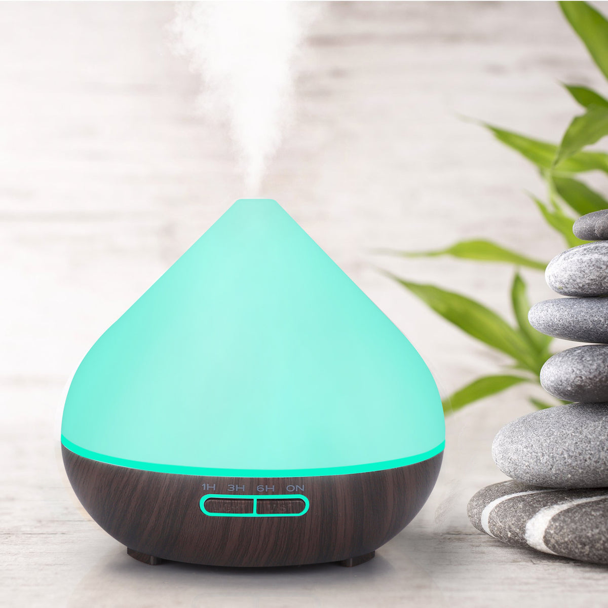 Crackle Volcano Humidifier - Colorful Flame Aroma Diffuser