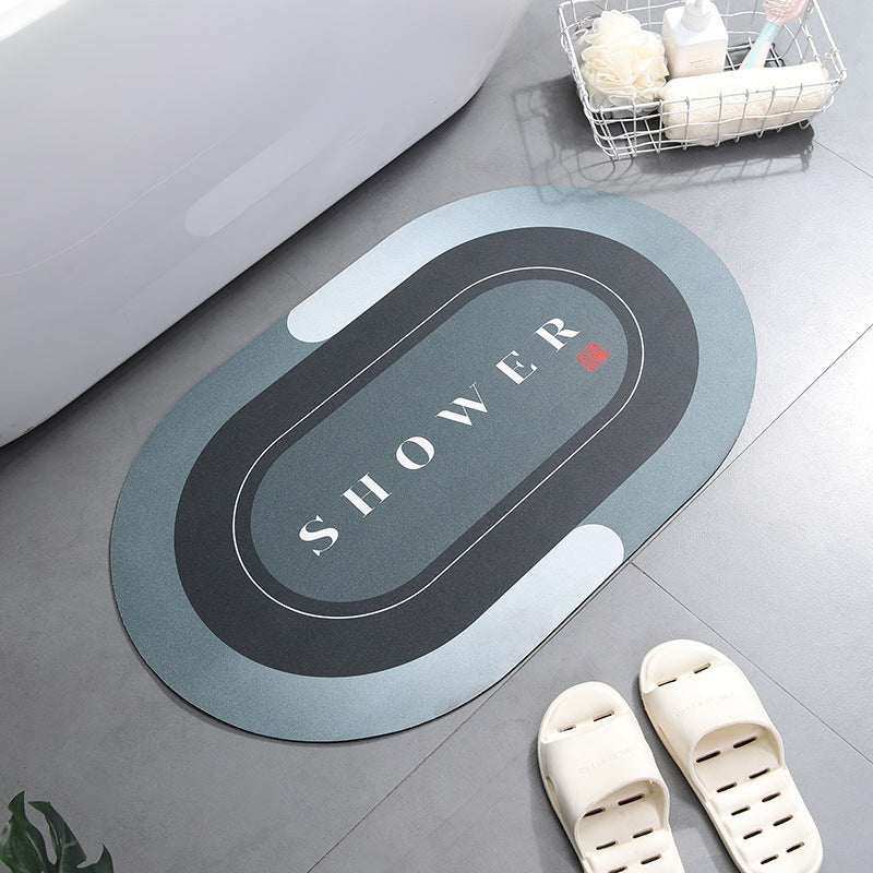 Super Absorbent Quick-Dry Bath Mat - Non-Slip Shower Rug