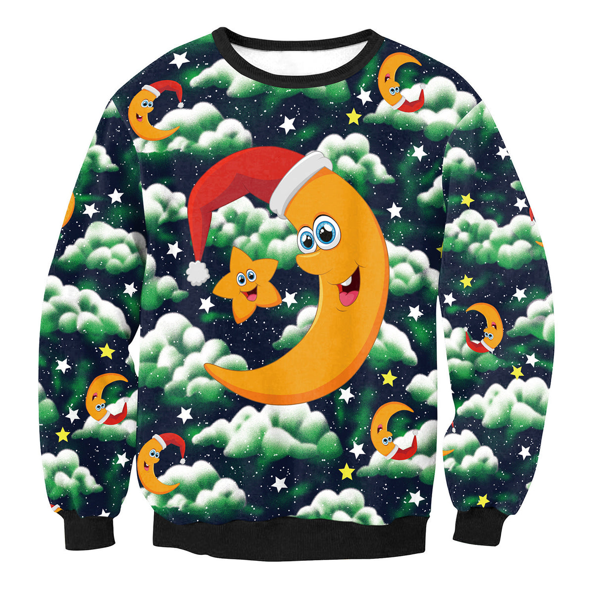 UGLY Christmas Sweater Vacation Santa Elf Funny Women's Men Sweaters