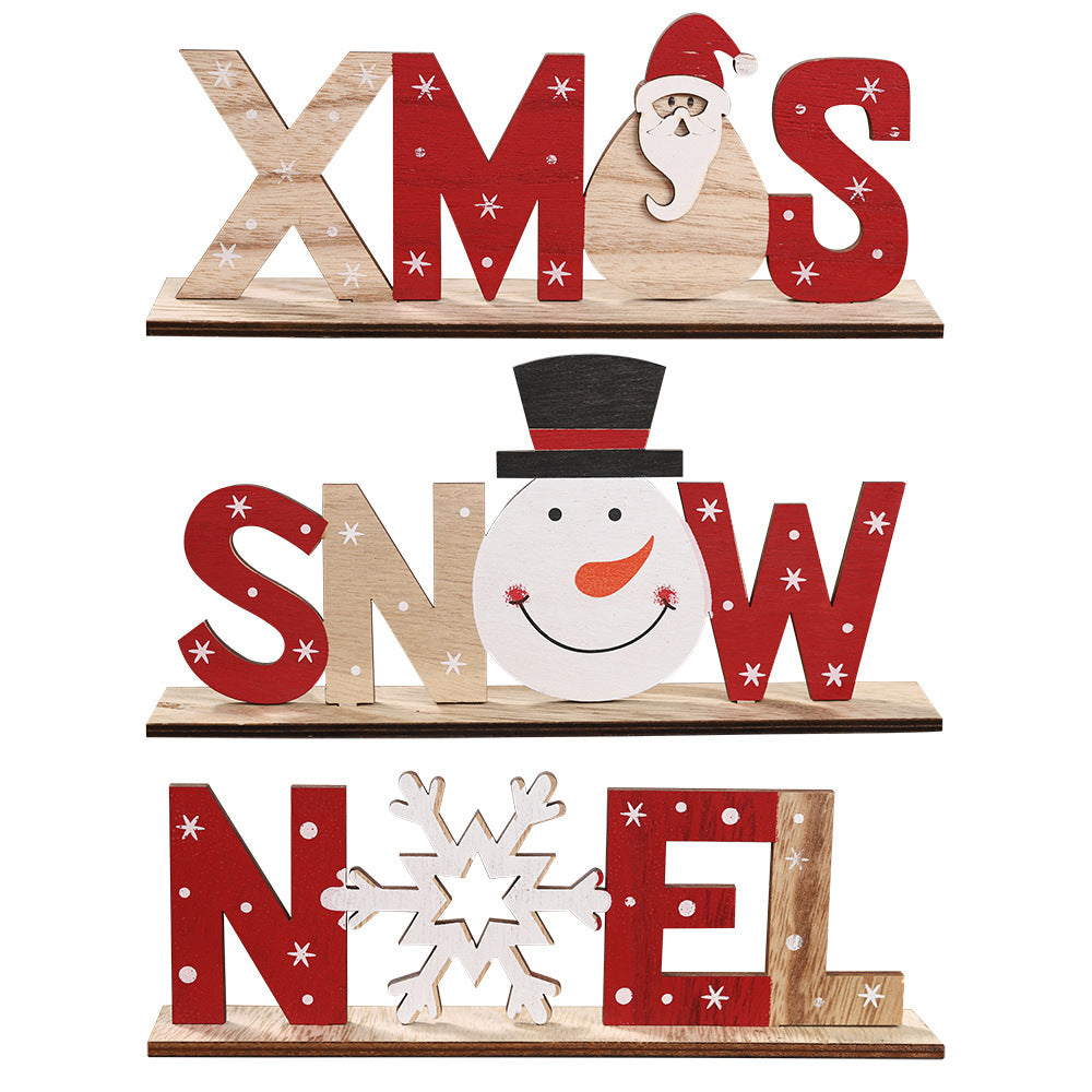 Christmas Wooden Ornament | Xmas Holiday Decor