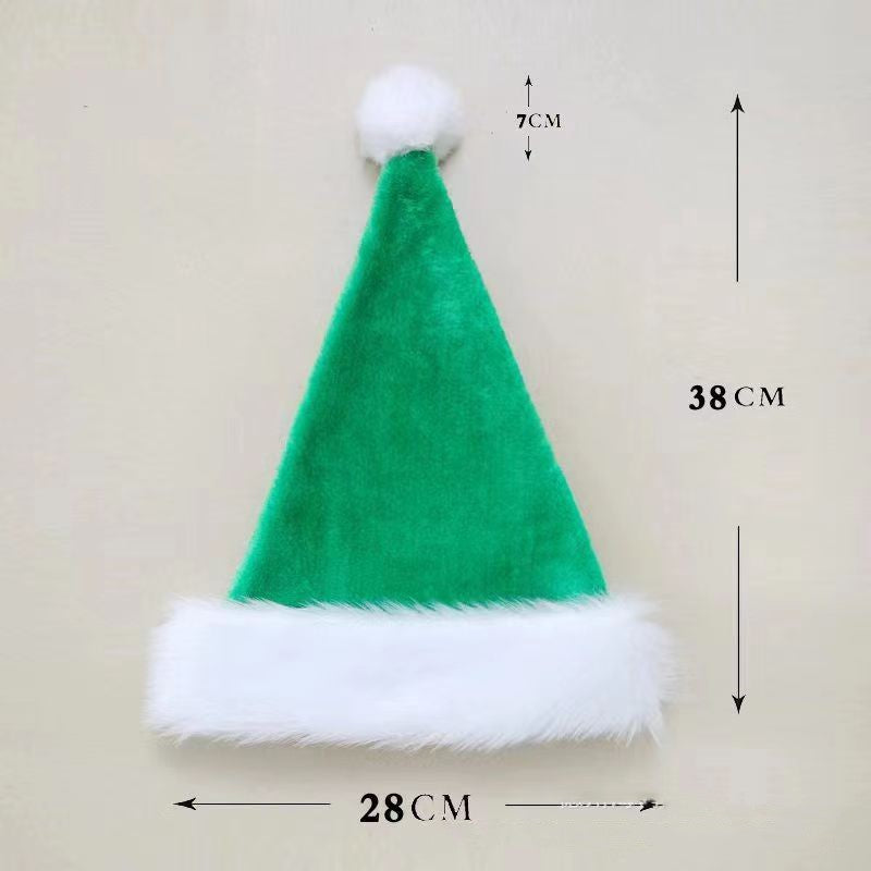 Christmas Decorations Red Plush Hat | Holiday Gift