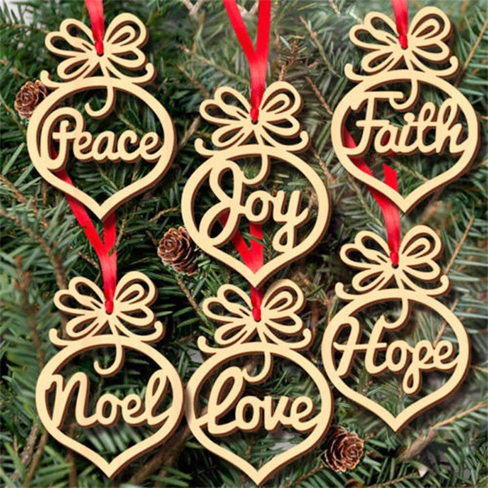 Christmas Bulb Decoration Hollow Small Pendant | Xmas Holiday Decor