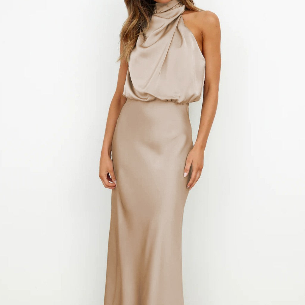 Summer Sleeveless Dress Fashion Elegant Evening Party Club Clothing