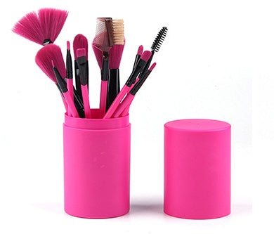 12pcs Makeup Brush Set Blush Eyeshadow Eyelash Highlighter