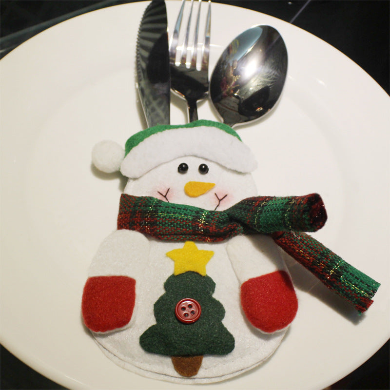 Christmas Knife and Fork Bag | Xmas Holiday Decor