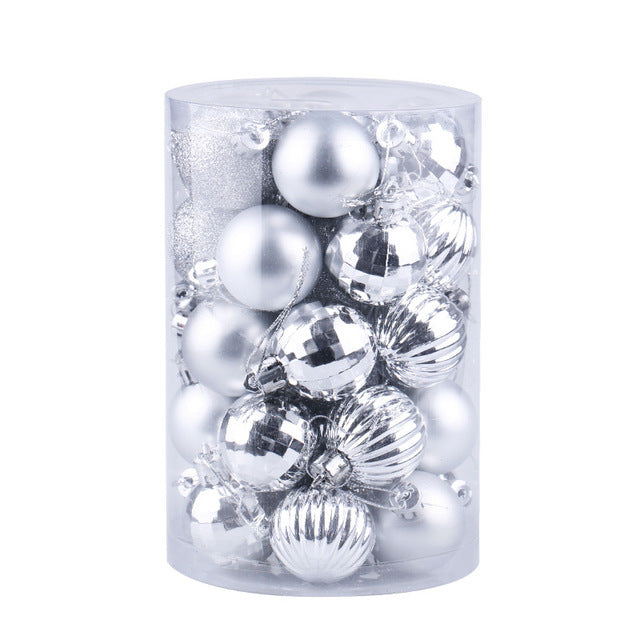 Christmas 34 Ball Set 4cm Ornaments | Xmas Holiday Decor