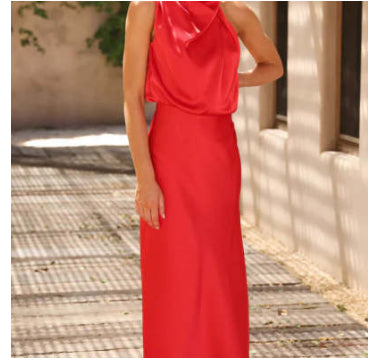 Summer Sleeveless Dress Fashion Elegant Evening Party Club Clothing