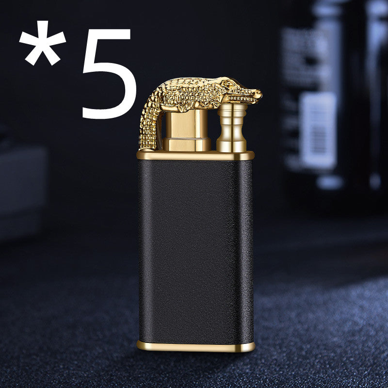 Crocodile and Dolphin Design Butane Lighter