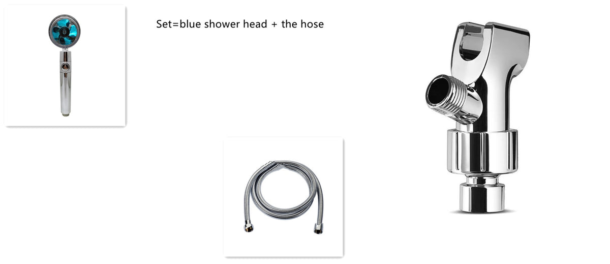 360° Rotating Water Saving Shower Head - High Pressure Rain Spray Nozzle